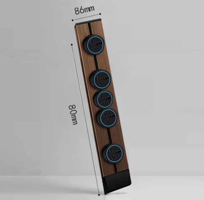 Vespera Wood Grain Power Rail