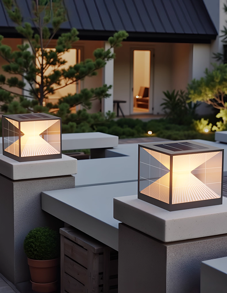 Bastrel Solar Column Lights