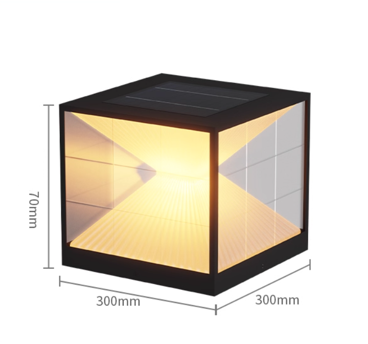 Bastrel Solar Column Lights
