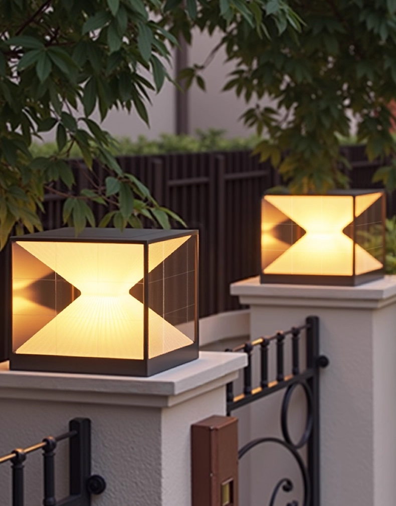 Bastrel Solar Column Lights
