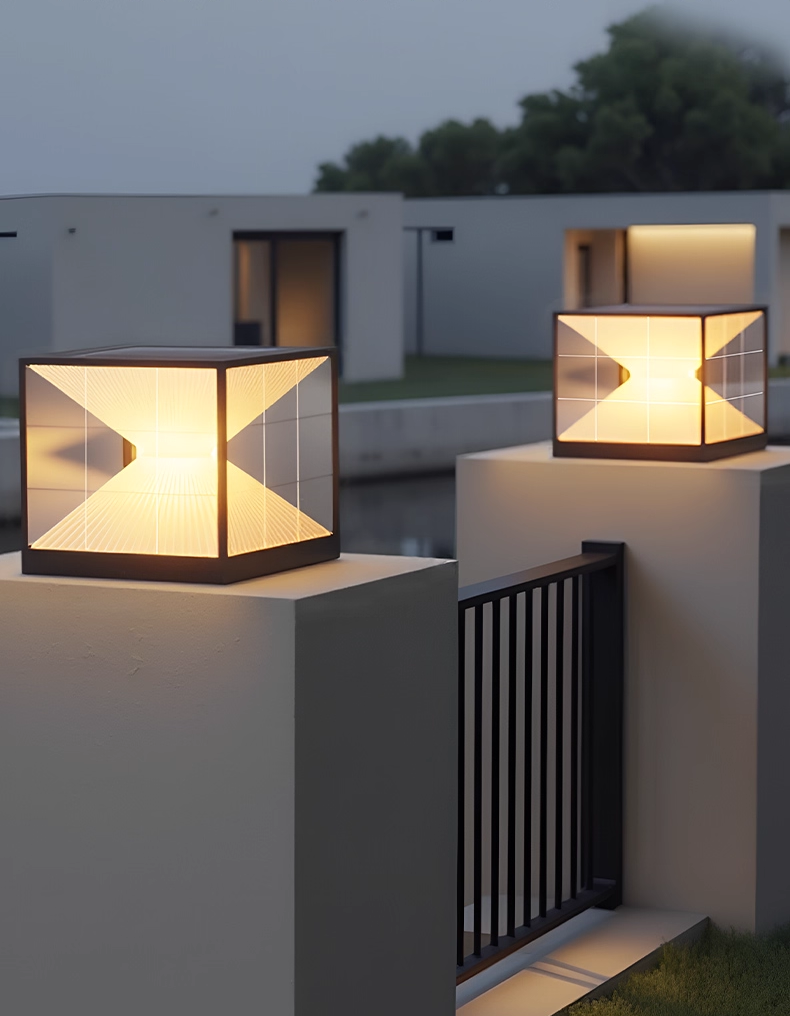 Bastrel Solar Column Lights