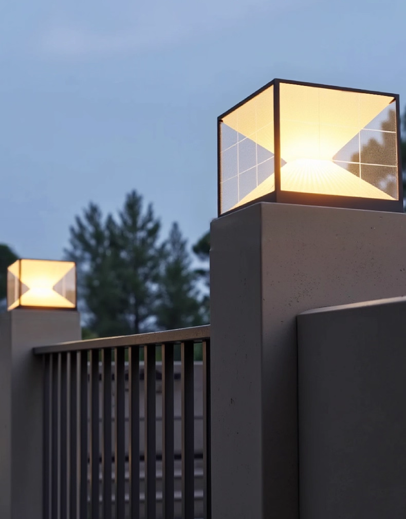 Bastrel Solar Column Lights