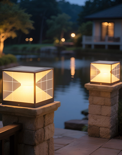 Bastrel Solar Column Lights