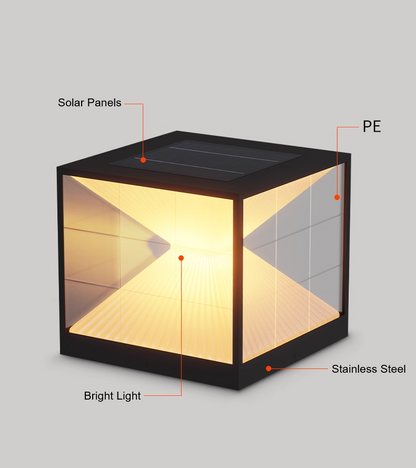 Bastrel Solar Column Lights