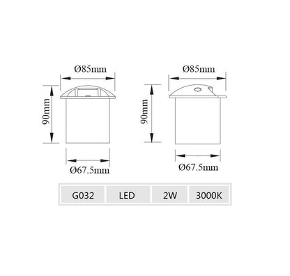 Bryden Recessed Floor Light
