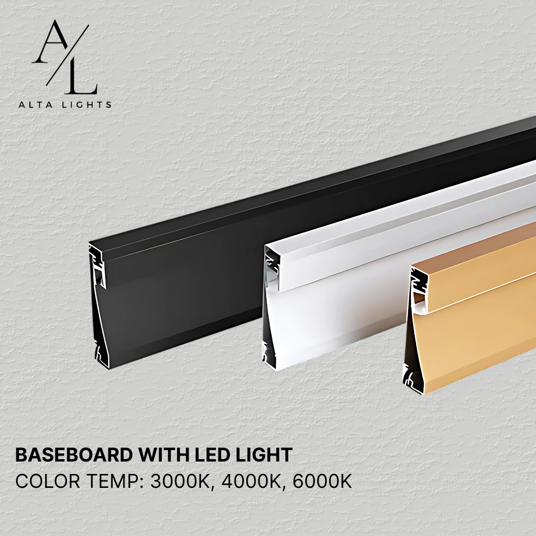 Baseboard with LED Light