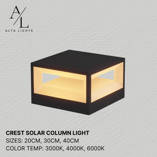 Crest Solar Column Lights