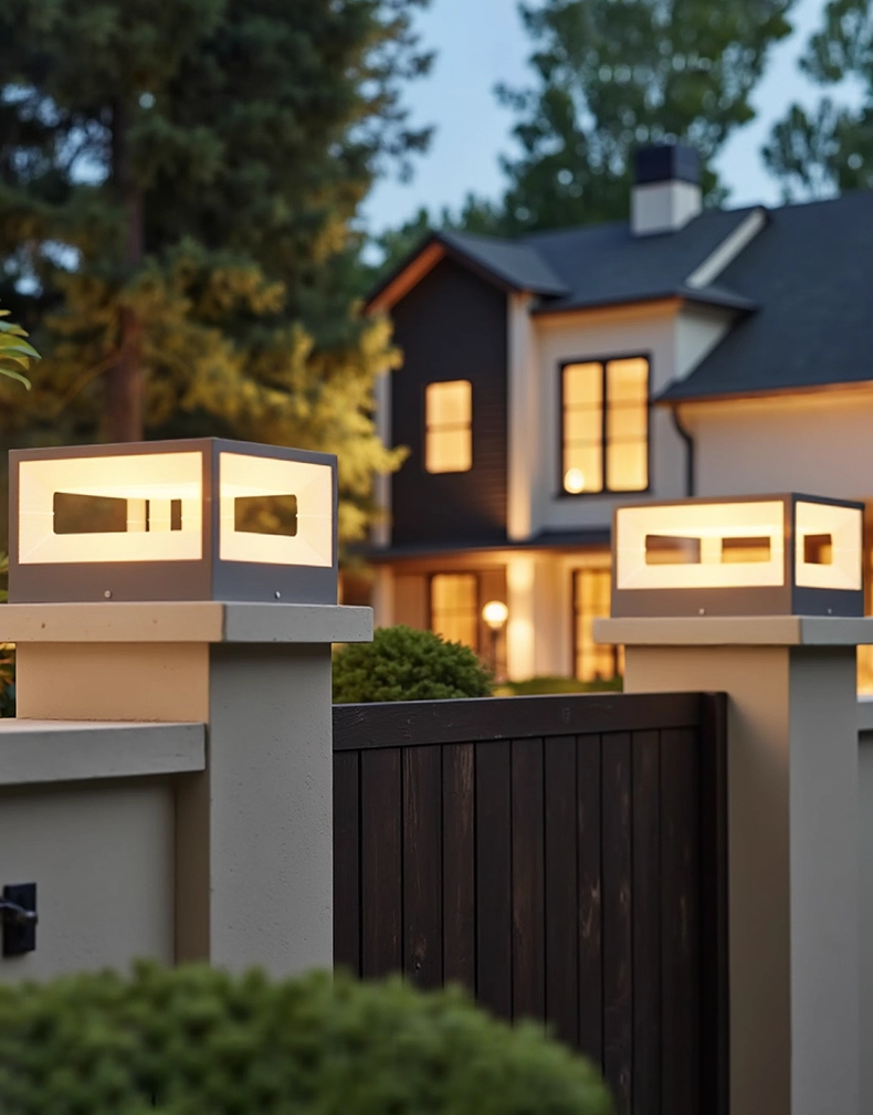 Crest Solar Column Lights