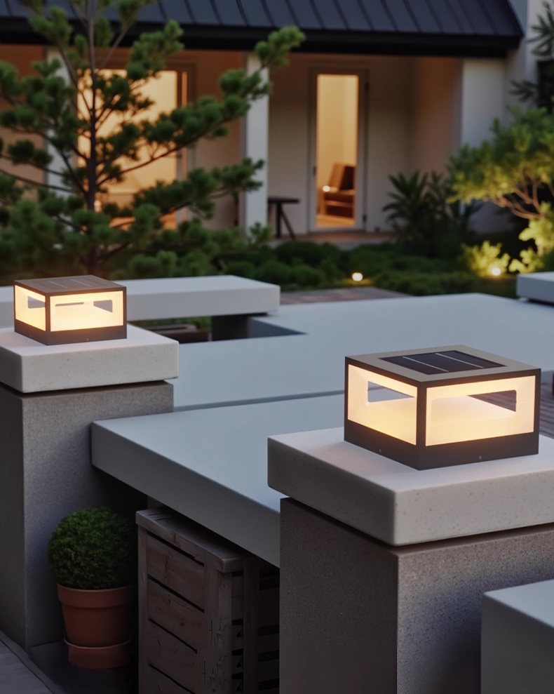 Crest Solar Column Lights