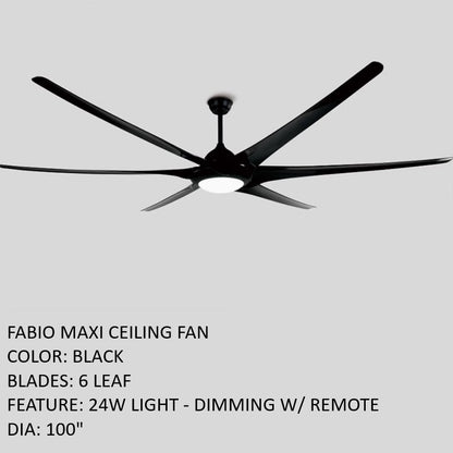 Fabio Maxi Ceiling Fan