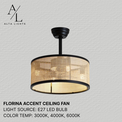 Florina Accent Ceiling Fan