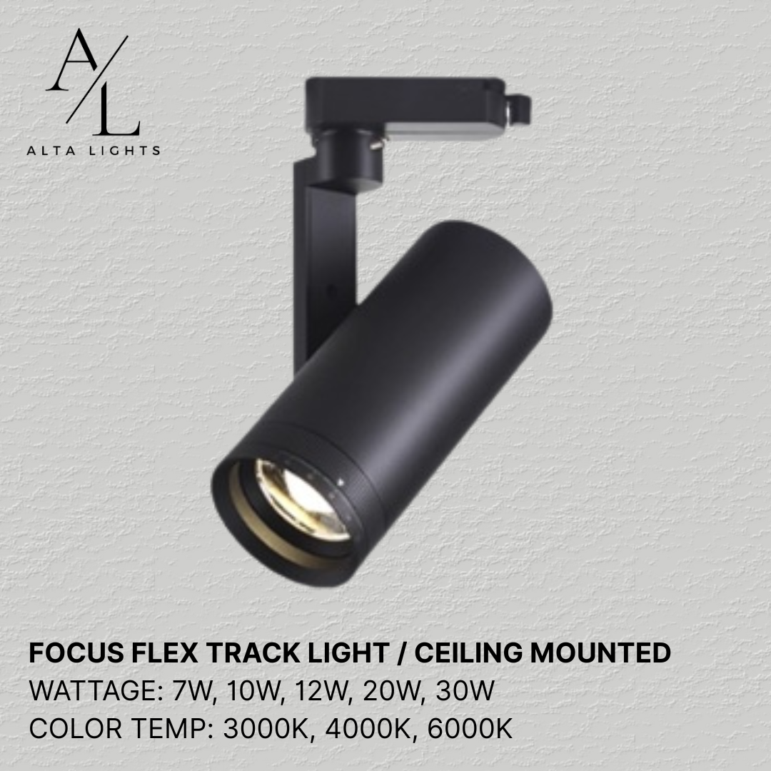 Focus Flex Track Light / Ceiling Mounted