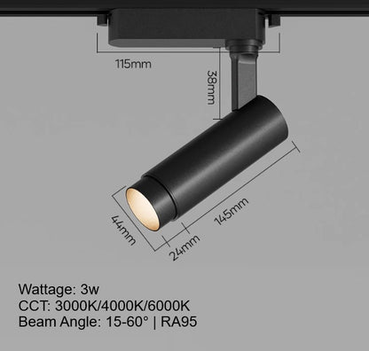 Glide Focus Track Light