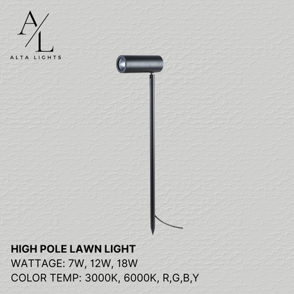 High Pole Lawn Light