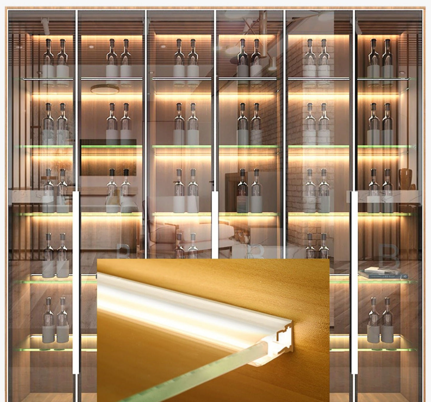 Larson Glass Cabinet Light