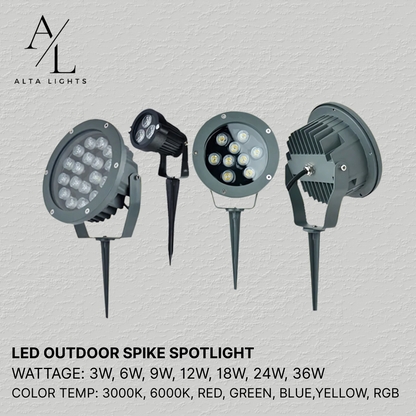 LED Outdoor Spike Spotlight
