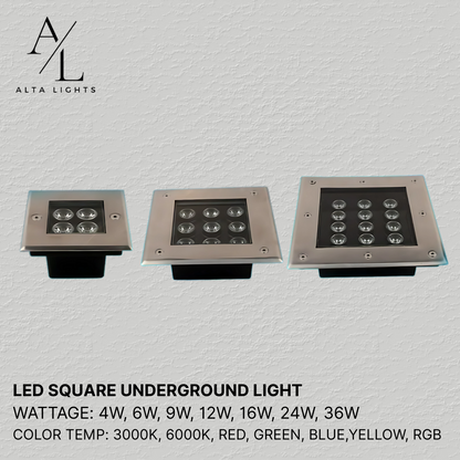 LED Square Underground Light