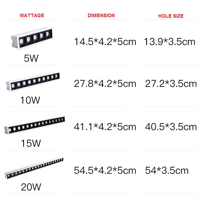 Light Blade Glare-free Downlight (Fixed)