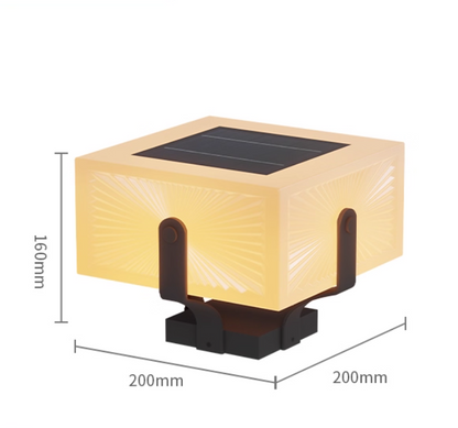 Lunor Solar Column Light