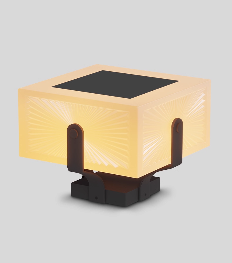 Lunor Solar Column Light