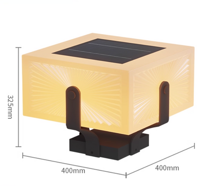 Lunor Solar Column Light
