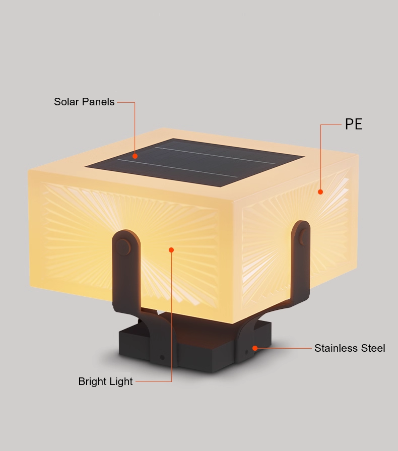 Lunor Solar Column Light