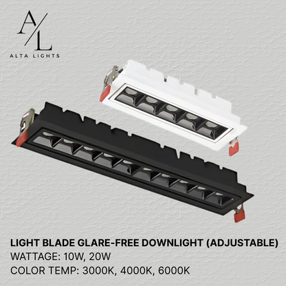 Light Blade Glare-Free Downlight (Adjustable)