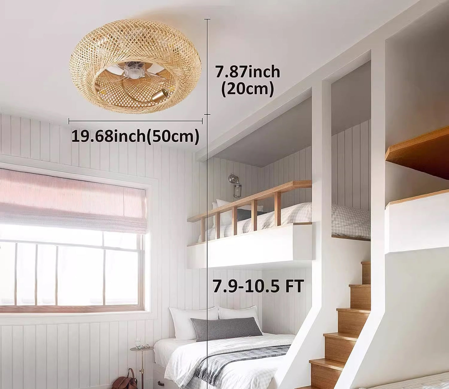 Noya Woven Ceiling Fan