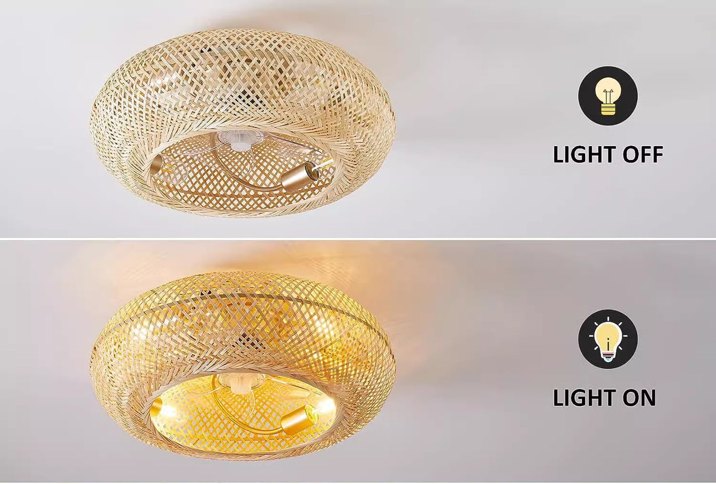 Noya Woven Ceiling Fan