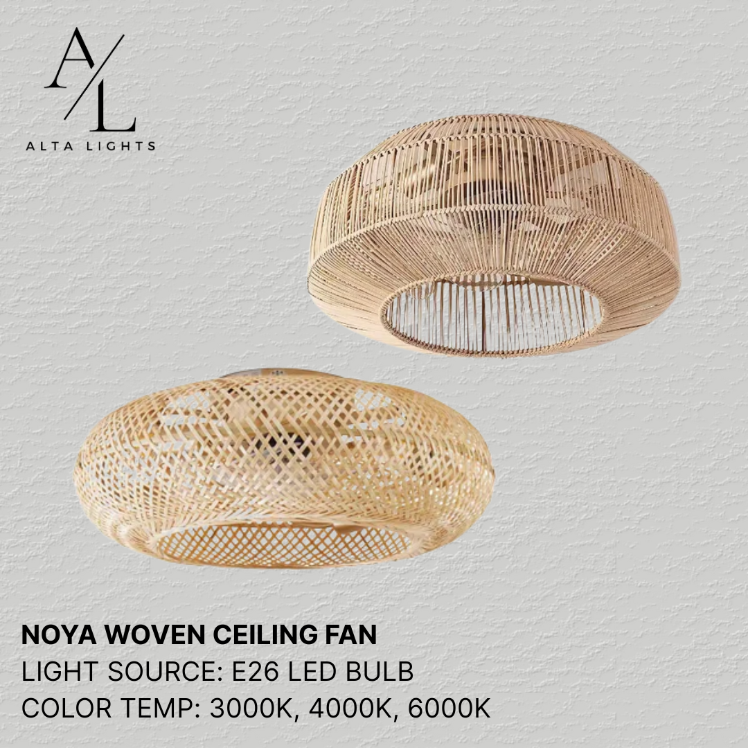 Noya Woven Ceiling Fan