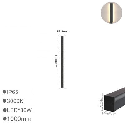 Outdoor Kenya Linear Wall Light