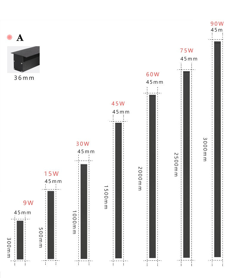 Outdoor Kenya Linear Wall Light