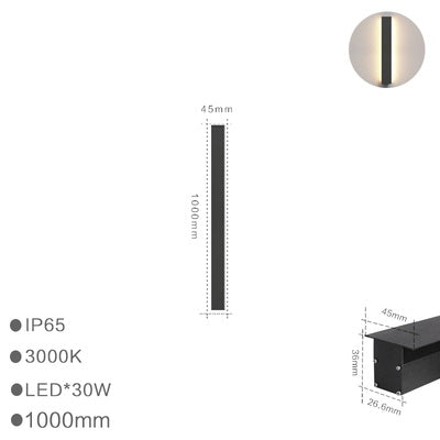 Outdoor Kenya Linear Wall Light
