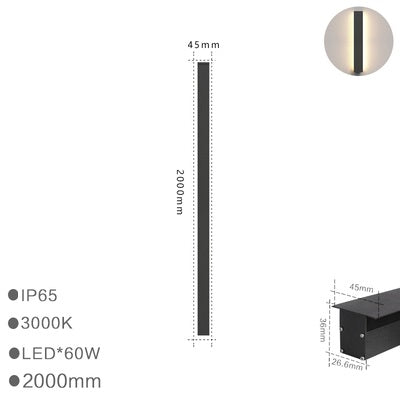 Outdoor Kenya Linear Wall Light