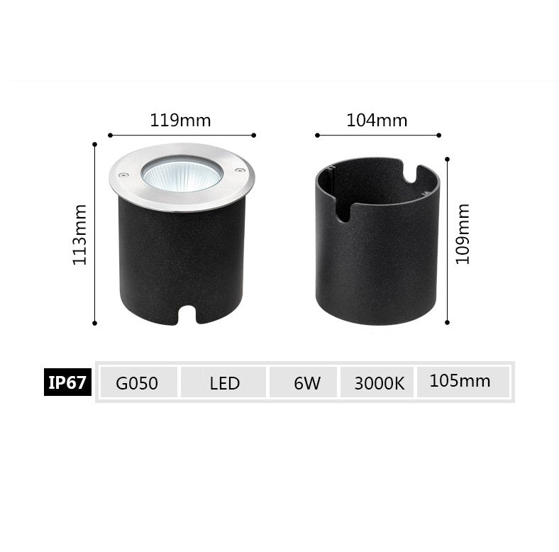 Reed Floor Recessed Light