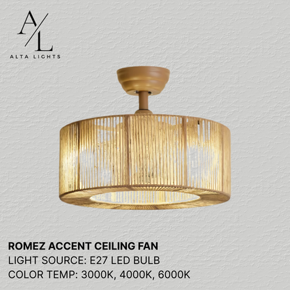 Romez Accent Ceiling Fan