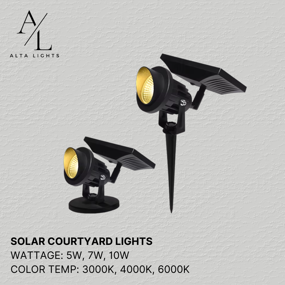 Solar Courtyard lights