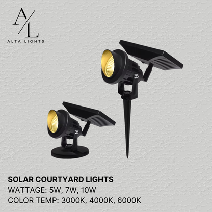 Solar Courtyard lights