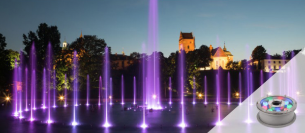 Fountain LED Light with Hole