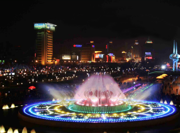 Fountain LED Light with Hole