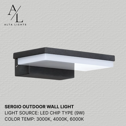 Sergio Outdoor Wall Light