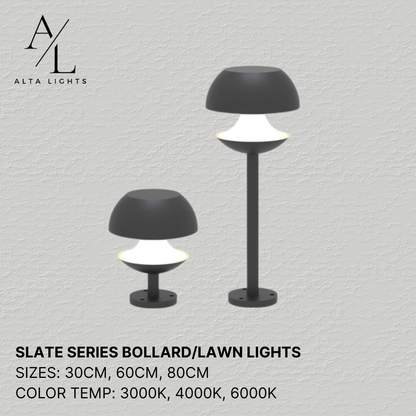 Slate Bollard Light
