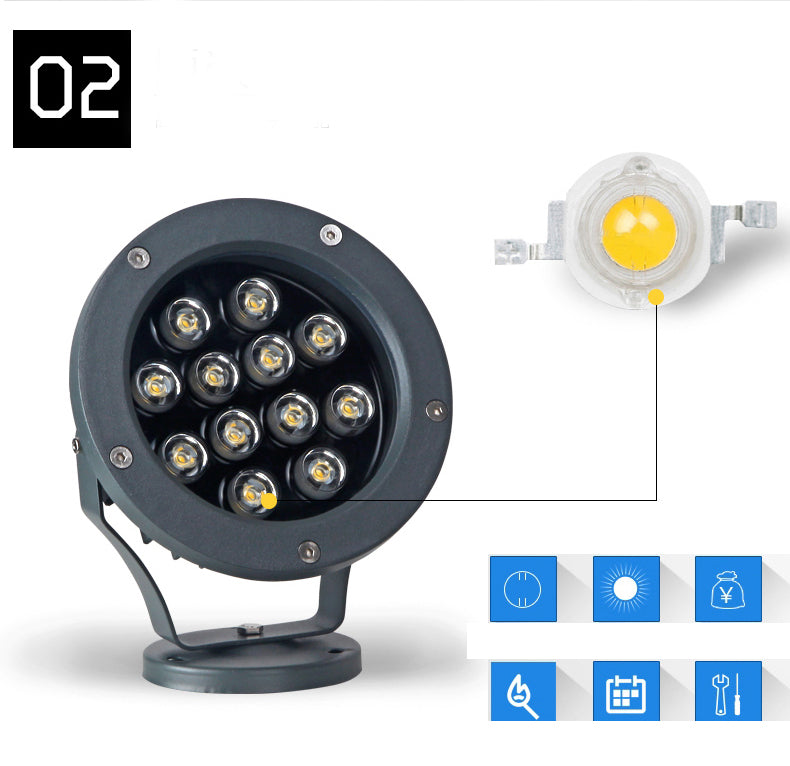LED Outdoor Spotlight