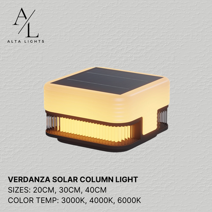 Verdanza Solar Column Light