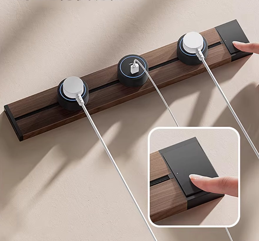 Vespera Wood Grain Power Rail