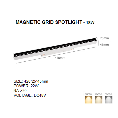 Lumec Magnetic Track Light