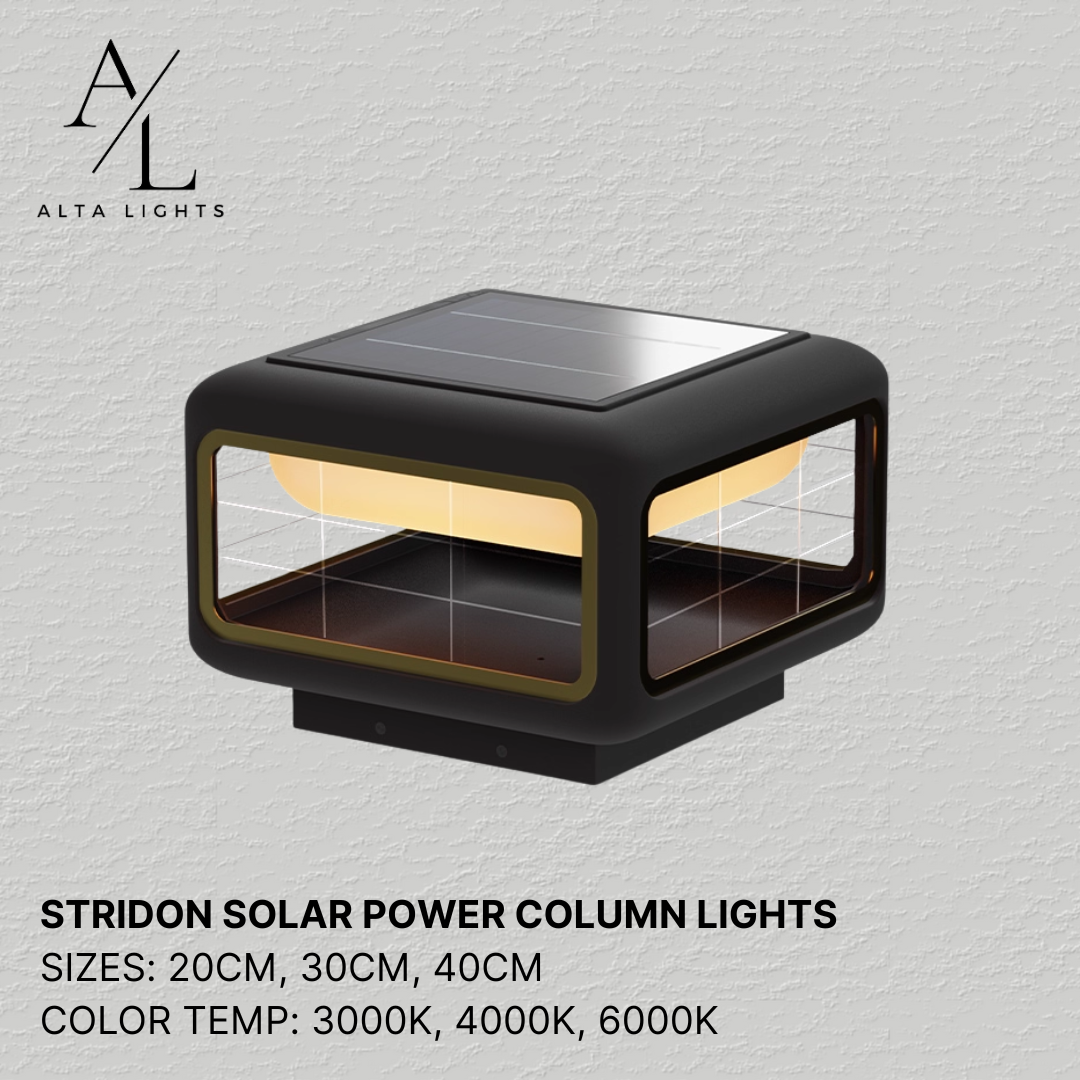 Stridon Solar Power Column Light