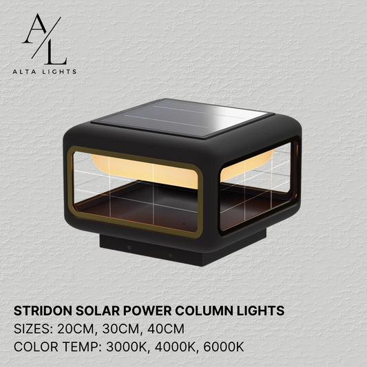 Stridon Solar Power Column Light